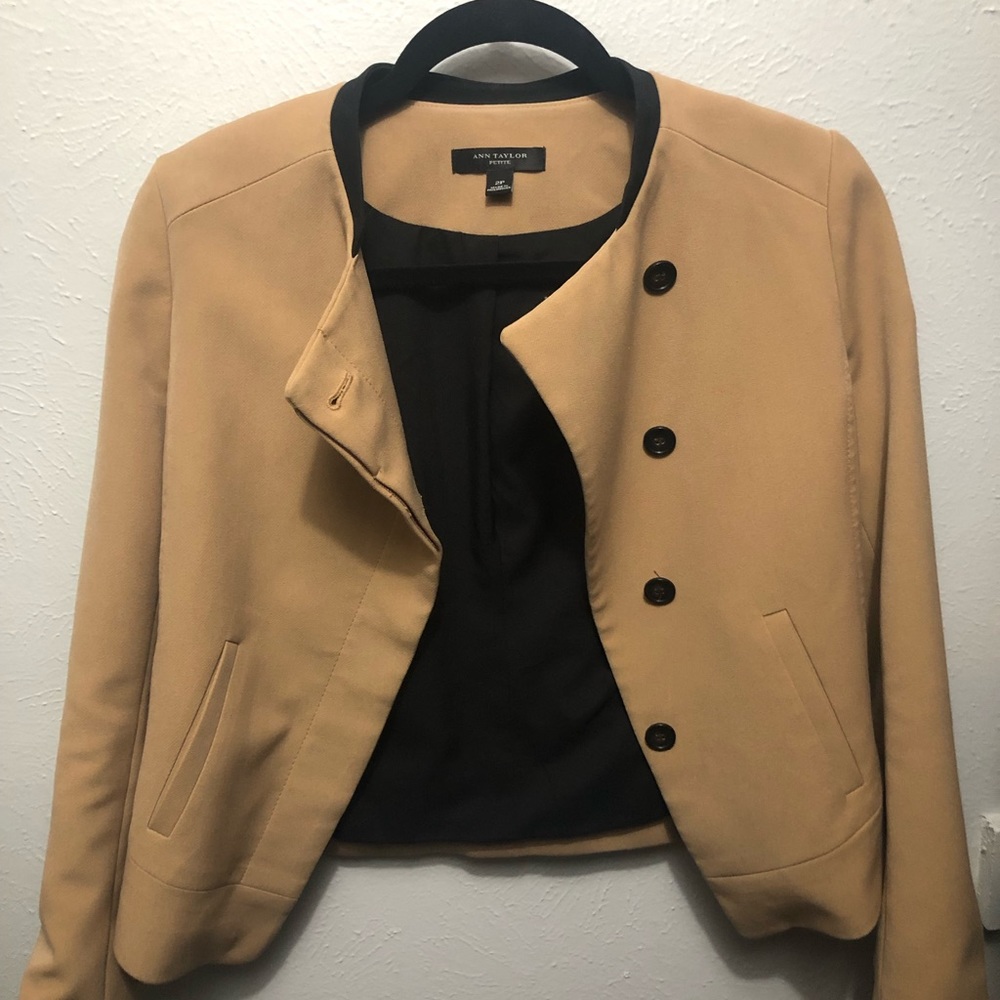 Ann Taylor Khaki Blazer - 2P